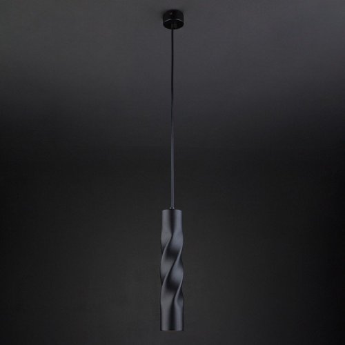 Подвесной светодиодный светильник Eurosvet Scroll 50136/1 LED черный