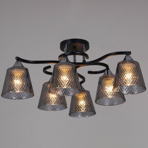 Потолочная люстра  06089-0.3-06 BK+CR