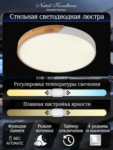 Потолочный светильник Natali Kovaltseva Scandinavian LED LAMPS 81182