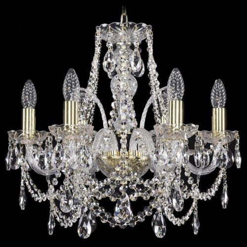 Подвесная люстра Bohemia Ivele Crystal 1411/6/160/G Подвесная люстра Bohemia Ivele Crystal 1411/6/160/G