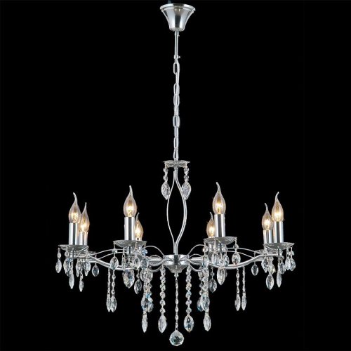 Подвесная люстра  IL0266-8PSQ-24 CR CASTOR Подвесная люстра  IL0266-8PSQ-24 CR CASTOR