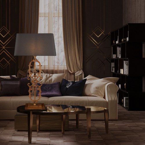 Интерьерная настольная лампа Loft IT Lace 10439T/B