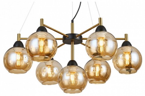 Подвесная люстра Imex MD.9056-7-P-BK+COP