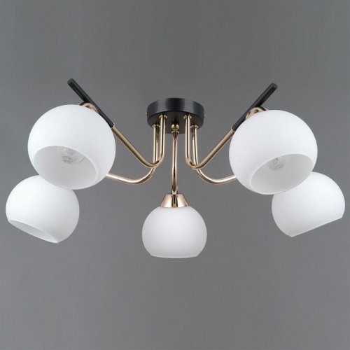 Потолочная люстра  IL0713-5CSQ-24 BK FGD LIBRA Потолочная люстра  IL0713-5CSQ-24 BK FGD LIBRA