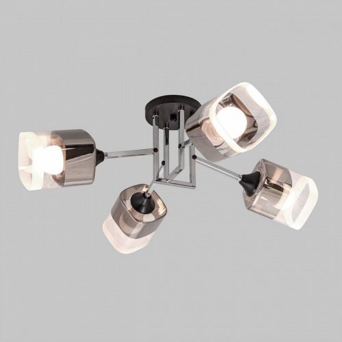 Потолочная люстра Imex MD.2184-4-S-BK+CH Потолочная люстра Imex MD.2184-4-S-BK+CH