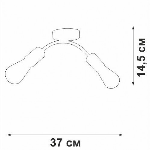 Потолочный светильник Vitaluce V4989-0/2PL Потолочный светильник Vitaluce V4989-0/2PL