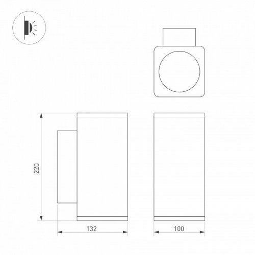 Накладной светильник Arlight LGD-EVO 046195