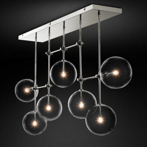 Потолочная люстра DeLight Collection Globe Mobile KG0835P-7A chrome