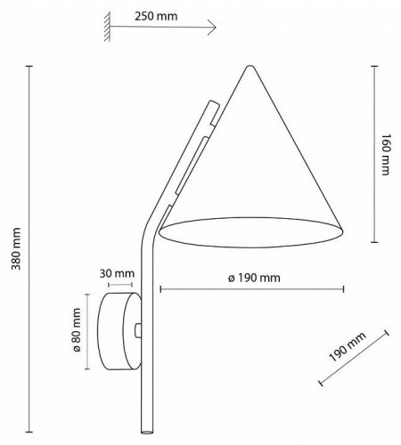 Бра TK Lighting Cono 11087 CONO BRICK