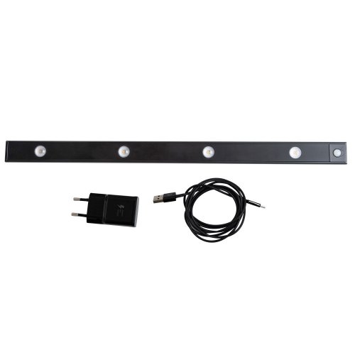 Мебельный светодиодный светильник Uniel ULI-F50-5W/4000K Sensor IP40 Black UL-00011957