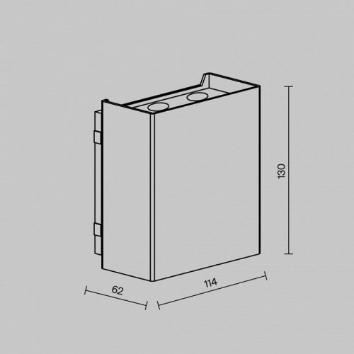 Накладной светильник Maytoni Outdoor Shell O505WL-L6B3K Накладной светильник Maytoni Outdoor Shell O505WL-L6B3K