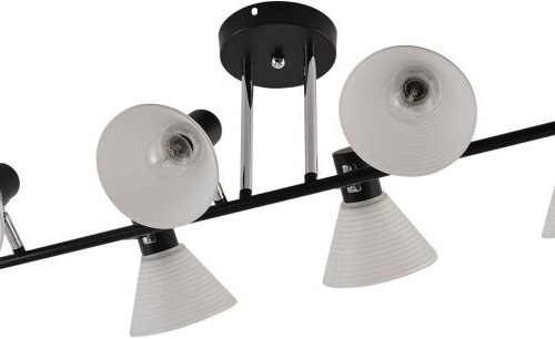 Потолочная люстра Reluce 01553-3.3-06B BK+CR