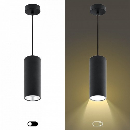 Подвесной светильник ЭРА PL12 GX53 BK/SL