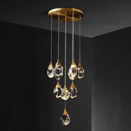 Подвесной светильник DeLight Collection Crystal rock MD-020B-11 gold Подвесной светильник DeLight Collection Crystal rock MD-020B-11 gold