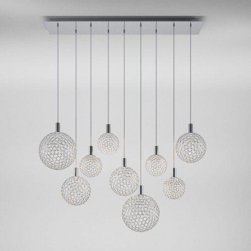 Подвесной светодиодный светильник Eurosvet Gemini 90353/9 хром