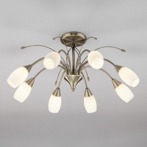 Потолочная люстра Eurosvet Ginevra 30280/8 античная бронза