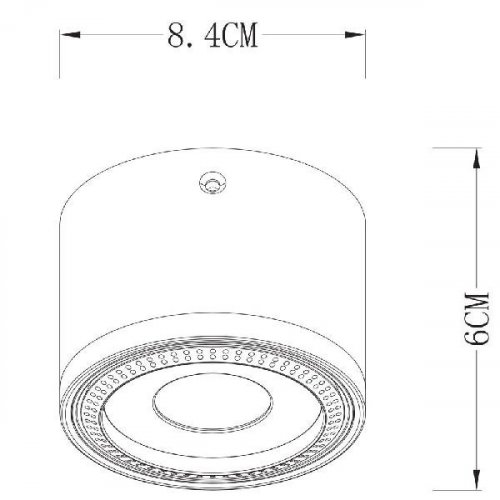 Точечный накладной светильник Arte Lamp 4105 A4105PL-1WH