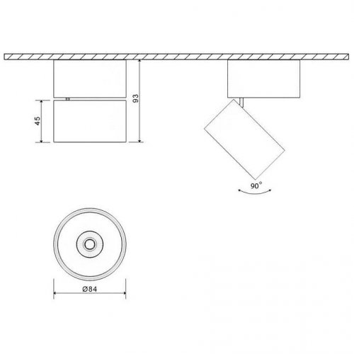 Накладной светильник Lumker I 00-00005110