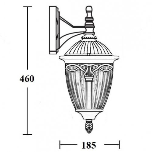 Настенный фонарь уличный Oasis Light FES 86302 04 Bl