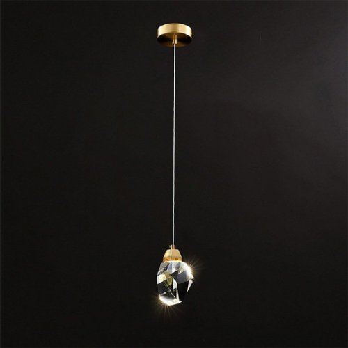 Подвесной светильник DeLight Collection Crystal rock OM820083-1G (MD-020B-1 gold)