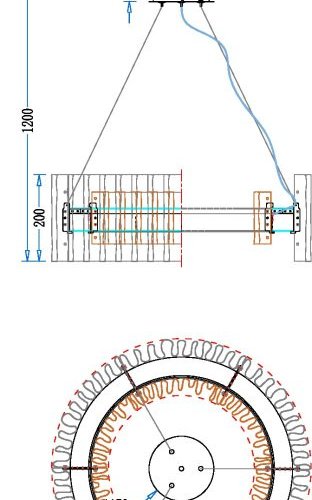 Подвесная люстра Wertmark Patricia WE117.01.303