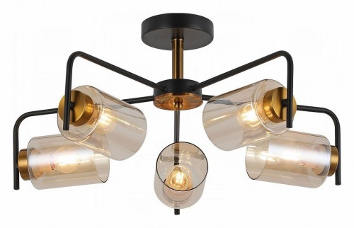 Потолочная люстра Illumico IL8248-5COU-79 BK GD