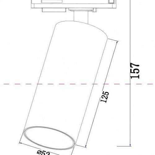 Трековый светильник Maytoni Track Lamps TR021-1-12W4K
