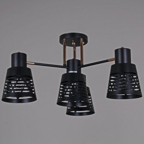 Потолочная люстра Reluce 06074-3.3-04 BK+FG
