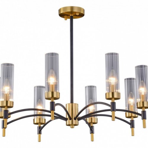 Подвесная люстра  IL5177-8PLS-29 BRASS TUBO Подвесная люстра  IL5177-8PLS-29 BRASS TUBO