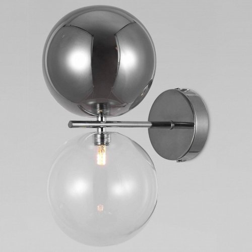 Бра Eurosvet Selisa 50291 хром/дымчатый Бра Eurosvet Selisa 50291 хром/дымчатый