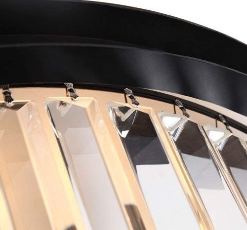 Подвесная люстра DeLight Collection 1920s Odeon KR0387P-6B/P black/clear