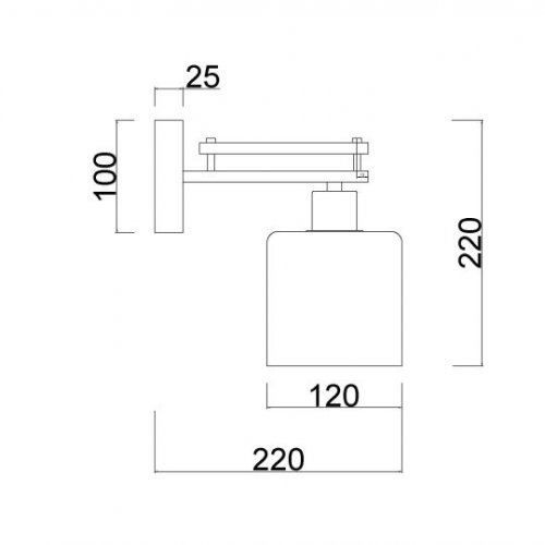 Бра MyFar Bona MR1590-1C Бра MyFar Bona MR1590-1C