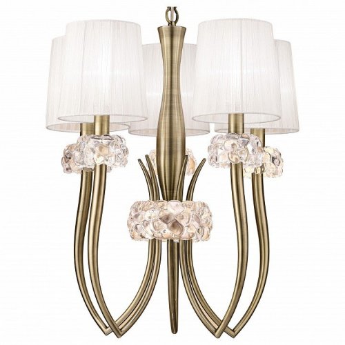 Подвесная люстра Mantra Loewe Antique Brass 4732