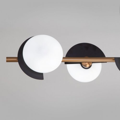 Подвесной светильник Eurosvet Moity 70149/6 черный/латунь Smart Подвесной светильник Eurosvet Moity 70149/6 черный/латунь Smart