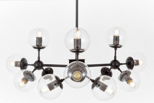 Потолочная люстра Lumina Deco Zodiak LDP 160-12 BK+PR