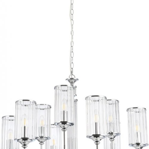 Подвесная люстра Crystal Lux Gloria SP9 Chrome Подвесная люстра Crystal Lux Gloria SP9 Chrome