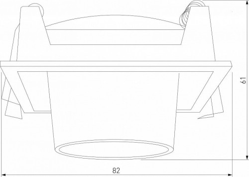 Встраиваемый светодиодный светильник Elektrostandard Conner 25087/LED 8W 4000K черный a063994