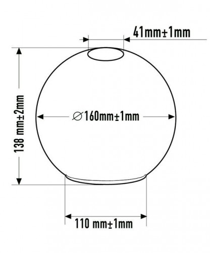 Плафон стеклянный 33 идеи S.17.AM