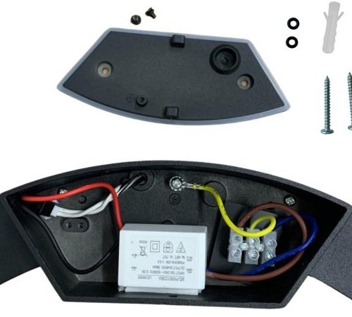 Настенный светильник уличный Uniel ULU-S72A-14W/4000K IP65 BLACK