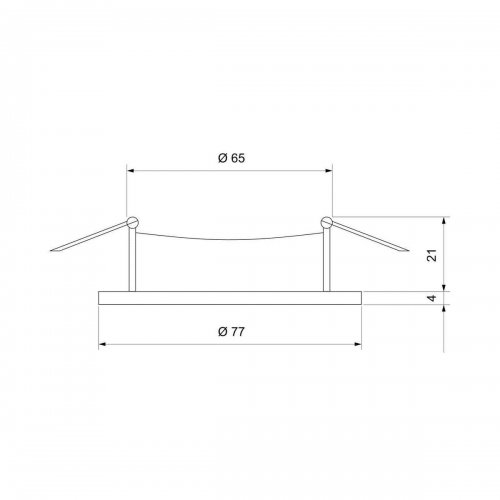 Встраиваемый светильник Elektrostandard 110 MR16 серебро a053334 Встраиваемый светильник Elektrostandard 110 MR16 серебро a053334