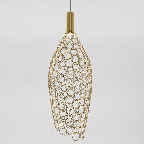 Подвесной светодиодный светильник Eurosvet Ruche 90380/1 золото Подвесной светодиодный светильник Eurosvet Ruche 90380/1 золото