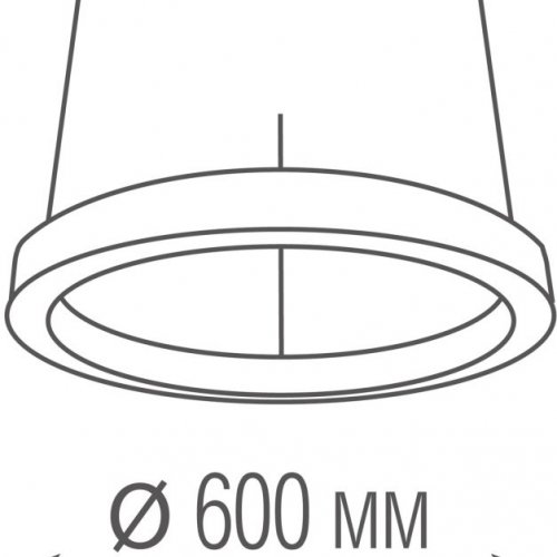Подвесной светильник Donolux Aura DL600S54WW Black Подвесной светильник Donolux Aura DL600S54WW Black