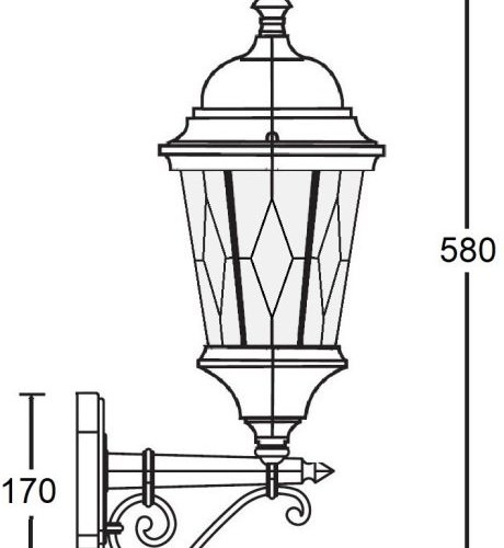 Настенный фонарь Oasis Light уличный ASTORIA 2M 91401M 02 Gw ромб Настенный фонарь Oasis Light уличный ASTORIA 2M 91401M 02 Gw ромб