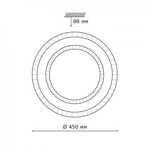 Настенно-потолочный светильник Floors 2041/ELN