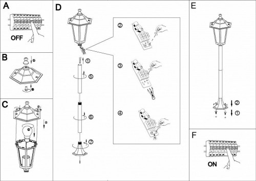 Уличный светильник Eglo Laterna 4 22144