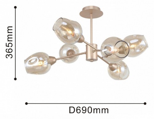 Потолочная люстра F-Promo Tilda 2658-6U Потолочная люстра F-Promo Tilda 2658-6U