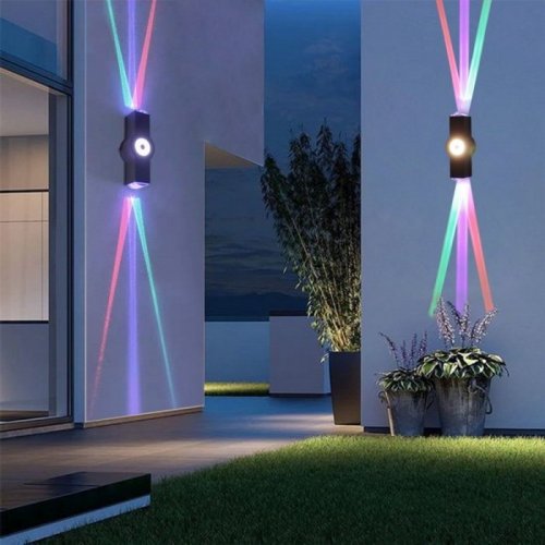 Архитектурная подсветка Reluce 08231-9.2-003U LED2W+2*3W RGB BK