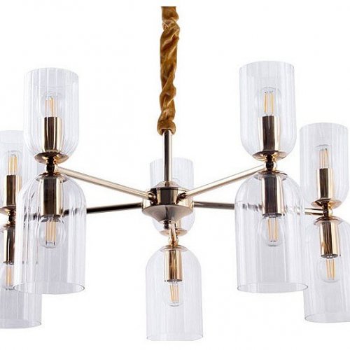 Подвесная люстра Arte Lamp Charm A1623LM-10GO