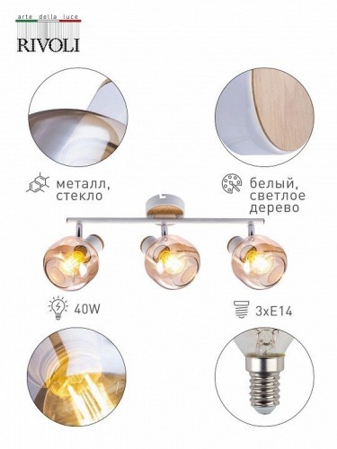 Спот Rivoli Kalisto 7025-703 Б0047092 Спот Rivoli Kalisto 7025-703 Б0047092