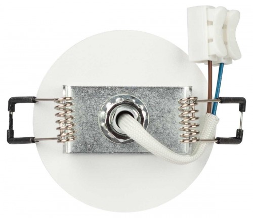 Светильник встраиваемый алюминиевый ЭРА KL106 WH под лампу MR16 GU10 белый матовый Б0061540